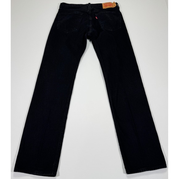Levi's Other - Levis 501 Mens Jeans 33x34 Black Straight Leg Button Fly Denim Classic Casual